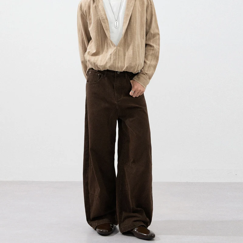 Herren Ultraweite Baggy-Hose mit markanter Schrittpasse und verstärkten Kniepanelen Nord Taschen