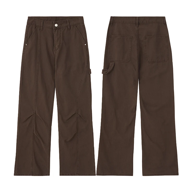 Herren weite Carpenterhose aus Baumwoll-Twill mit Hammerschlaufe und verstärkten Nähten Nord Taschen