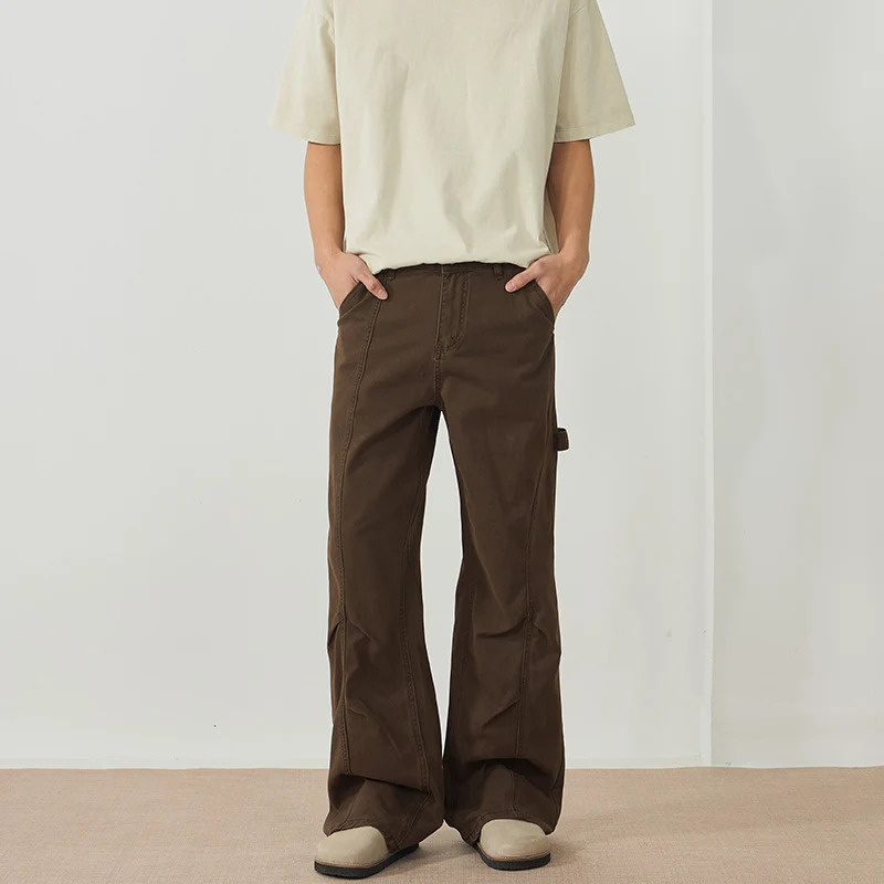 Herren weite Carpenterhose aus Baumwoll-Twill mit Hammerschlaufe und verstärkten Nähten Nord Taschen