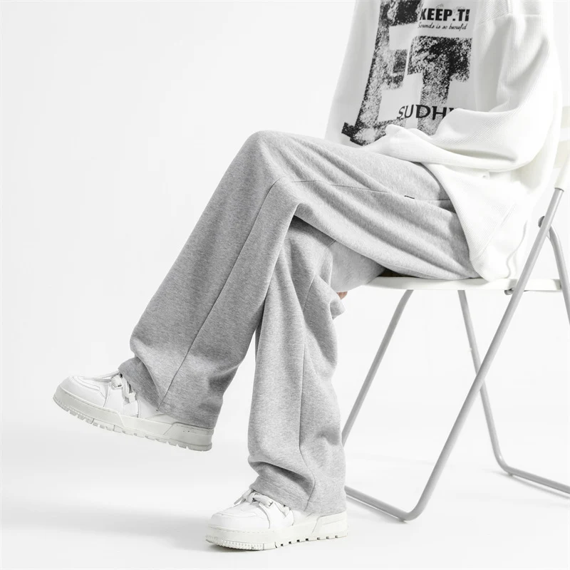 Herren Relaxed-Fit Lounge-Hose mit elastischem Bund, Kordelzug und weitem Bein Nord Taschen