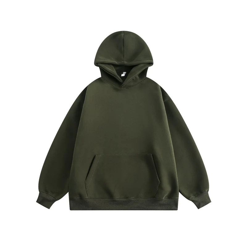 Unisex Oversize Kapuzenpullover aus schwerem Scuba‑Fleece mit Kängurutasche Nord Taschen
