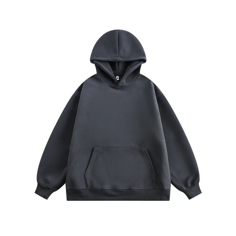 Unisex Oversize Kapuzenpullover aus schwerem Scuba‑Fleece mit Kängurutasche Nord Taschen