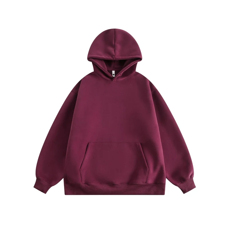 Unisex Oversize Kapuzenpullover aus schwerem Scuba‑Fleece mit Kängurutasche Nord Taschen