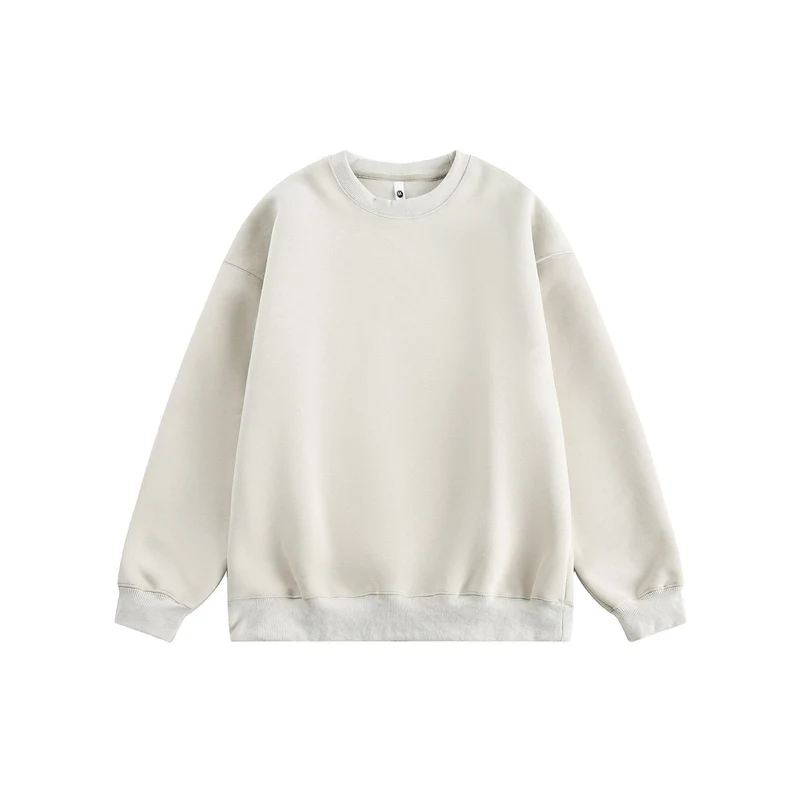 Unisex Oversize Baumwoll-Sweatshirt mit Rundhalsausschnitt und breiten Bündchen Nord Taschen