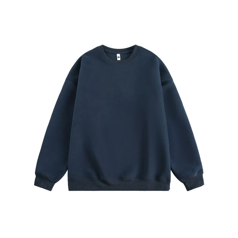 Unisex Oversize Baumwoll-Sweatshirt mit Rundhalsausschnitt und breiten Bündchen Nord Taschen