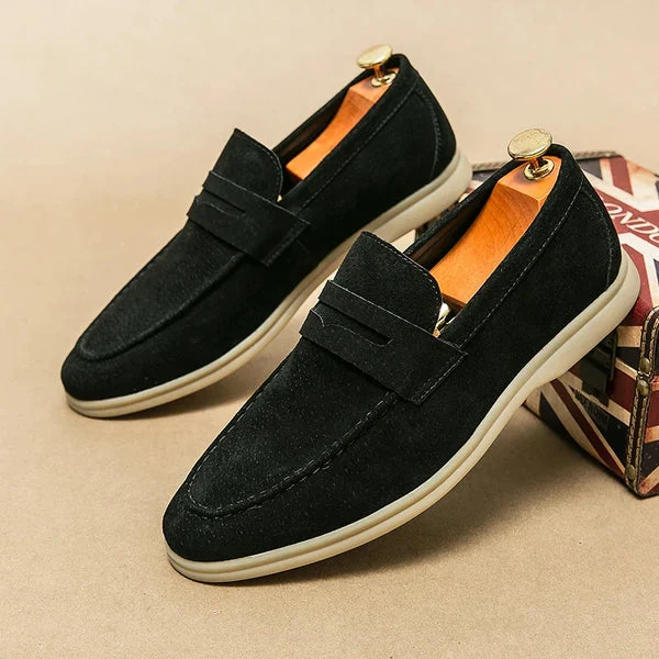 EB Bram Herren Loafer – Wildleder Slipper