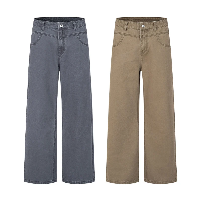 Damen Tiefsitzende Baggy-Denimhose mit ultraweitem Bein und relaxed-Fit Nord Taschen