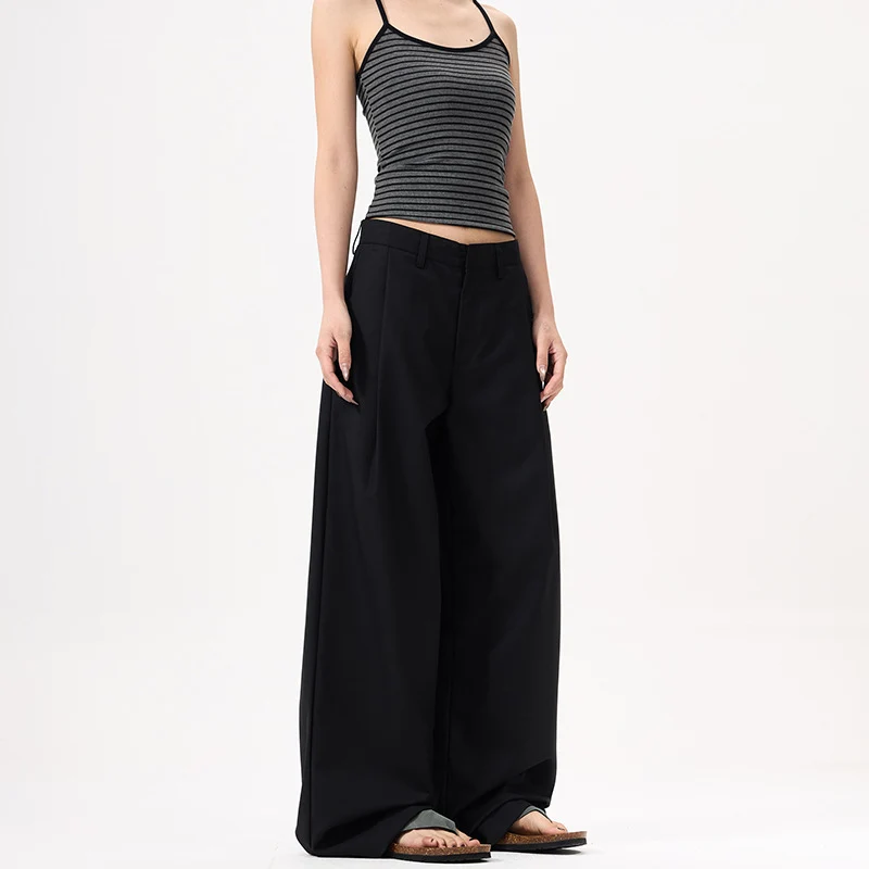 Damen Palazzo‑Hose mit extra weitem Bein, verdecktem Reißverschluss und Bügelfalte Nord Taschen