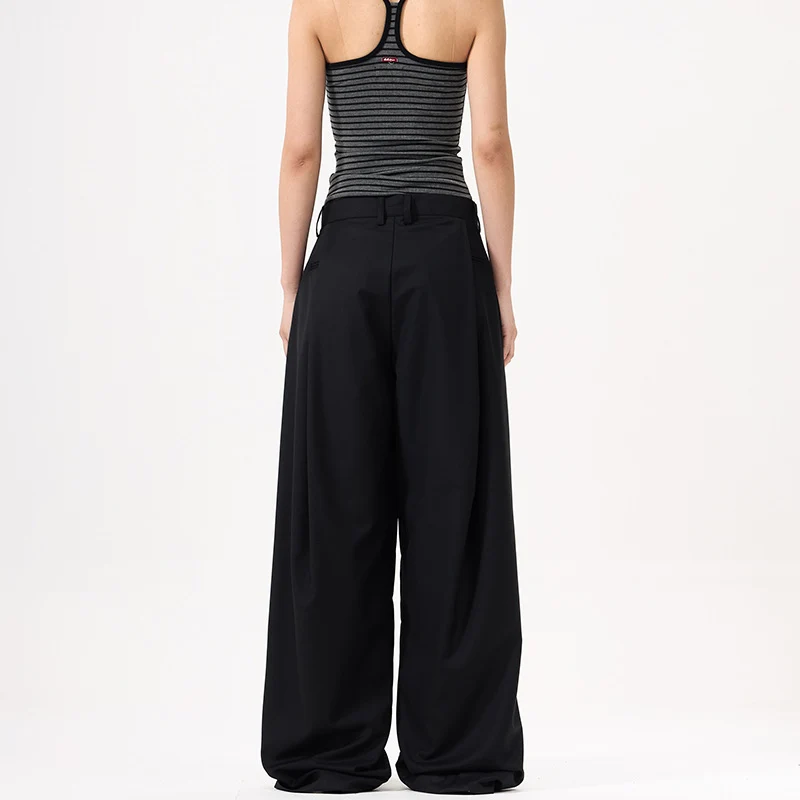 Damen Palazzo‑Hose mit extra weitem Bein, verdecktem Reißverschluss und Bügelfalte Nord Taschen
