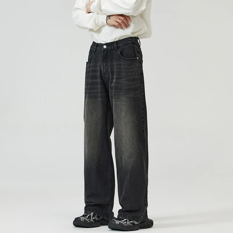 Herren Weite Baggy-Jeans im Vintage-Look mit Five-Pocket-Schnitt Nord Taschen