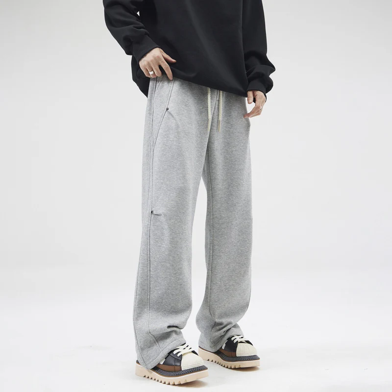 Unisex Locker geschnittene Sweatpant mit geradem Bein, elastischem Bund und aufgesetzten Gesäßtaschen Nord Taschen