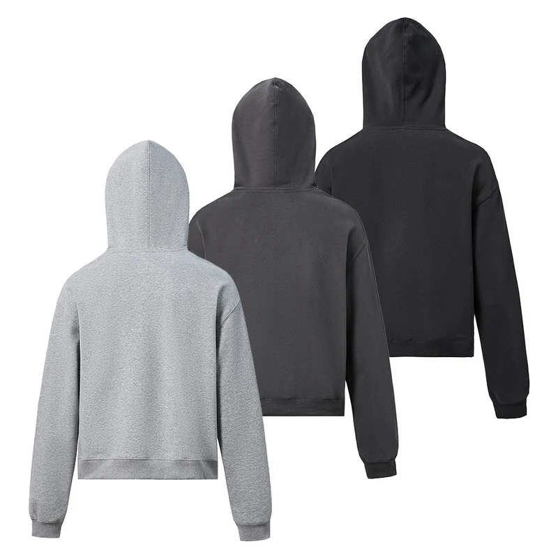 Unisex Kapuzenpullover aus Bio-Baumwoll-Fleece mit Kängurutasche und leicht verkürzter Passform Nord Taschen