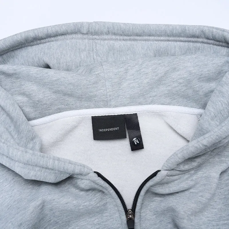 Unisex Kapuzenjacke mit durchgehendem Reißverschluss, entspanntem Oversize-Schnitt und Kängurutasche Nord Taschen