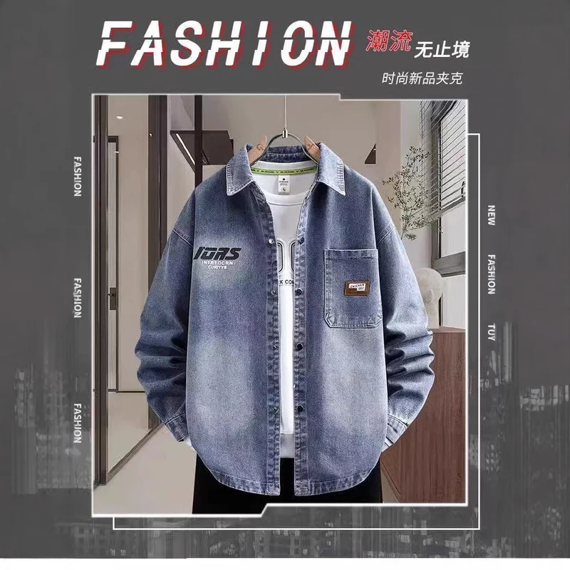 Herren Lässige Denim-Jacke Nord Taschen