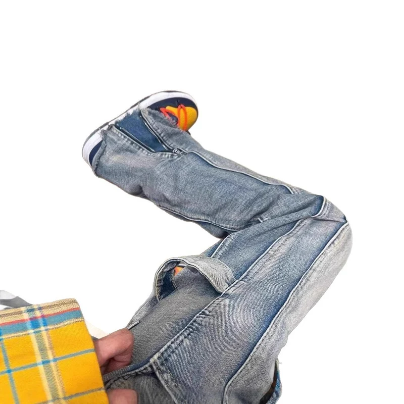 Herren Lässige Cargo-Jeans Nord Taschen