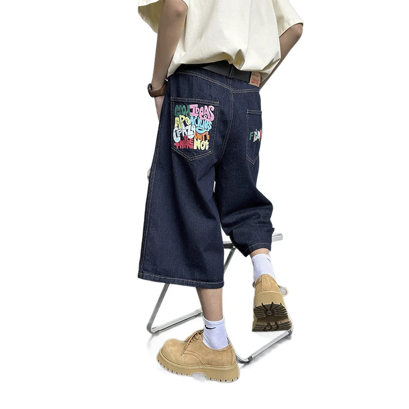 Herren Lässige Baggy-Jeans Nord Taschen