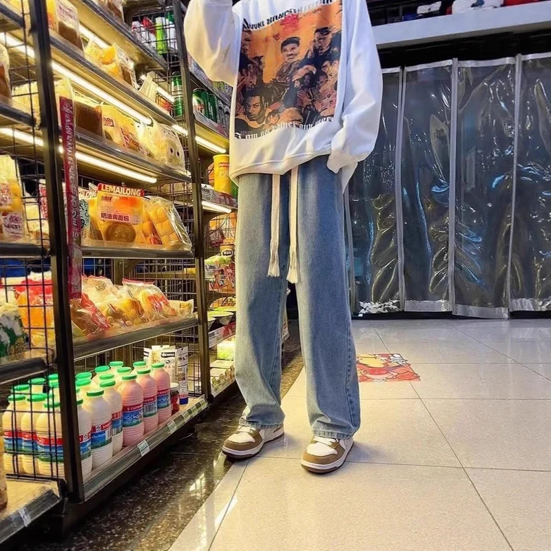 Herren Komfortable und modische Baggy-Jeans Nord Taschen