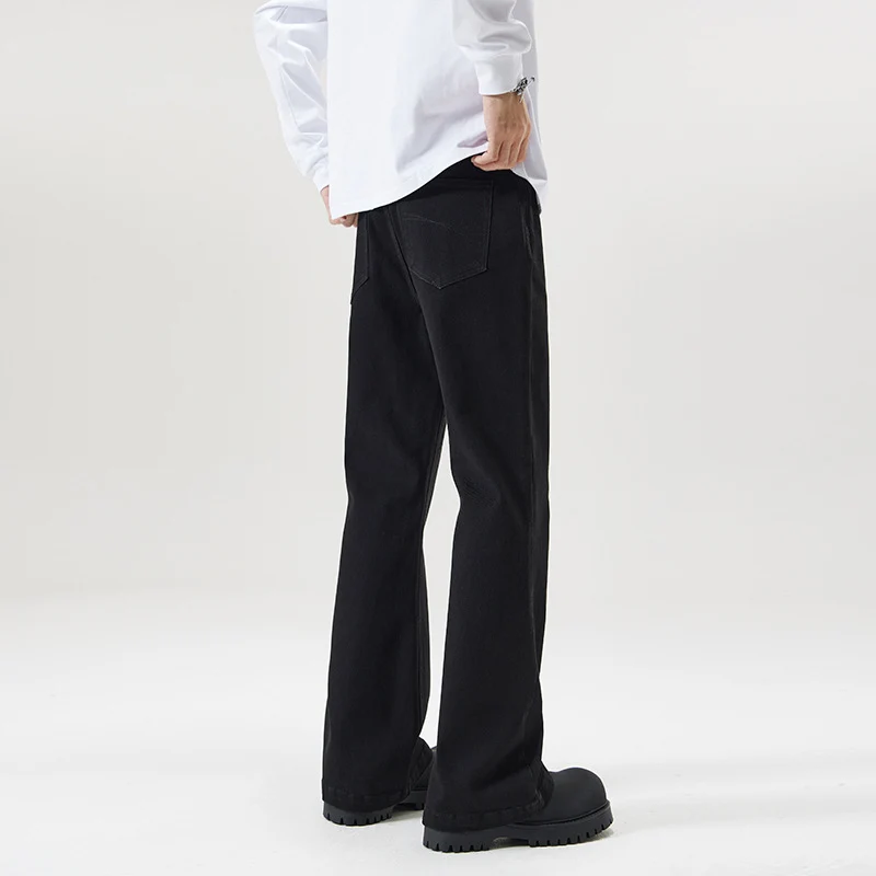 Herren weit geschnittene Denimhose mit geradem Bein Nord Taschen