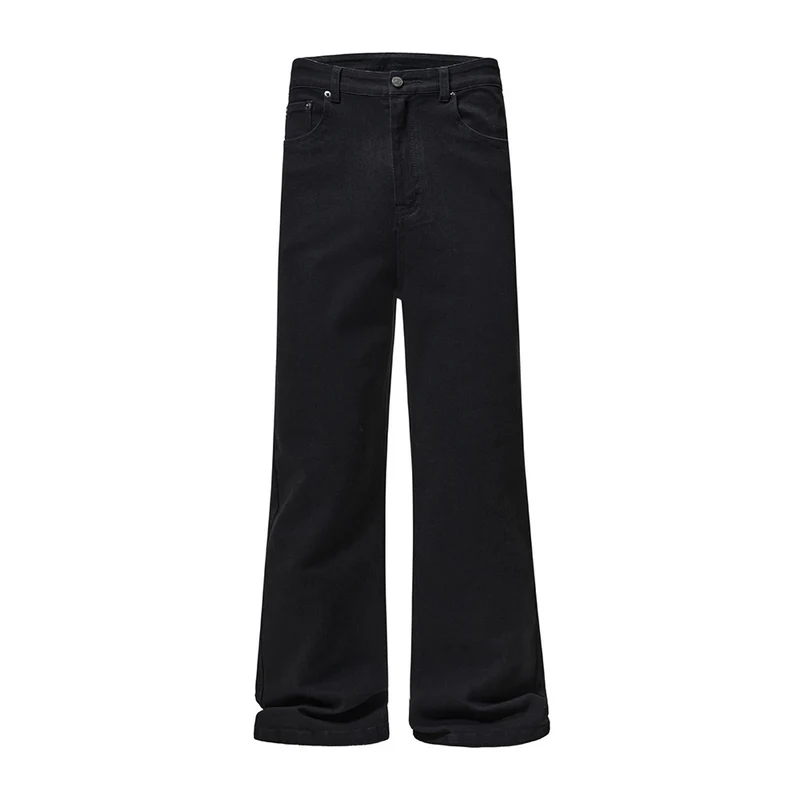 Herren weit geschnittene Denimhose mit geradem Bein Nord Taschen