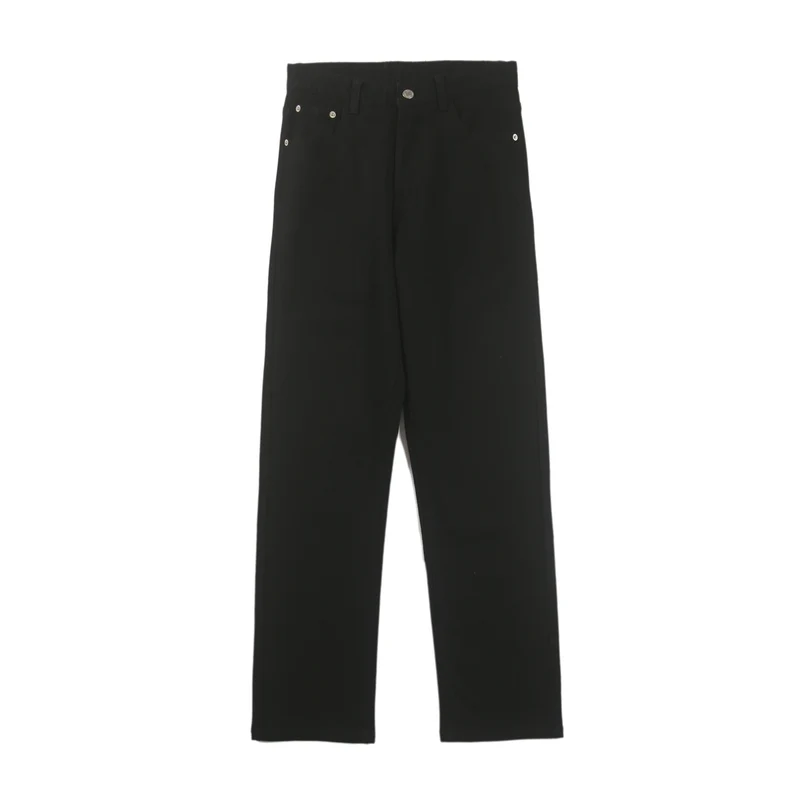 Damen Hochtaillierte Straight-Fit Jeans mit Stonewashed-Finish Nord Taschen