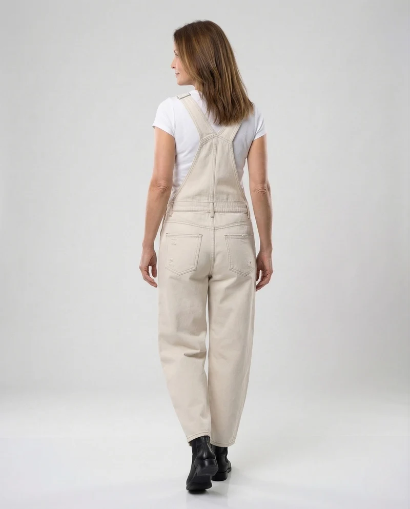 Damen Worker Latzhose mit verstellbaren Trägern