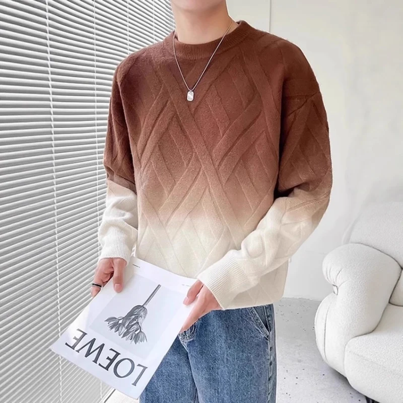 Herren Gemusterter Pullover Nord Taschen