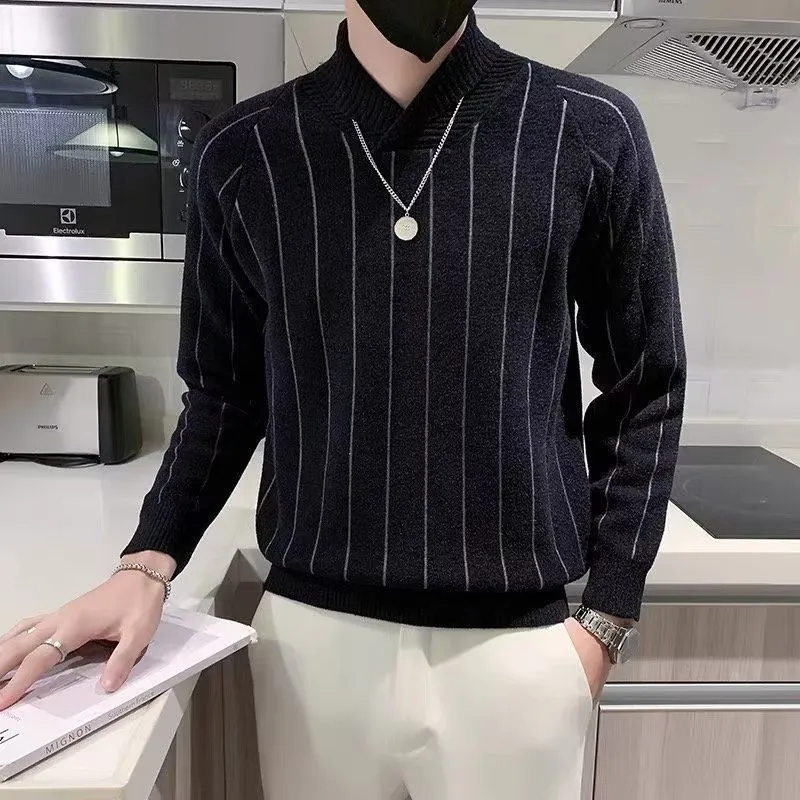 Herren Eleganter Feinstrickpullover Nord Taschen