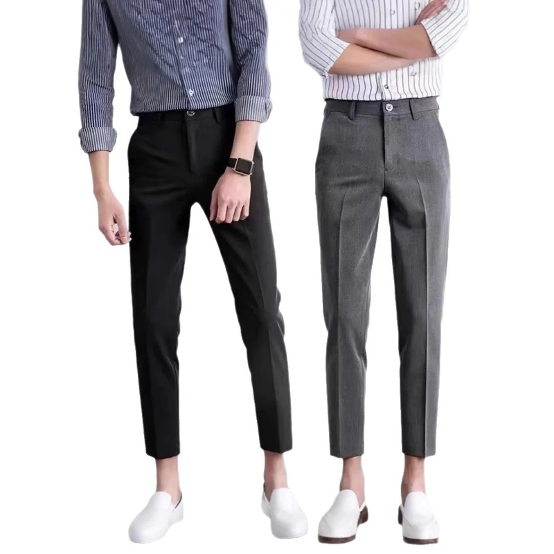 Herren Elegante Slim Fit Chino-Hose Nord Taschen