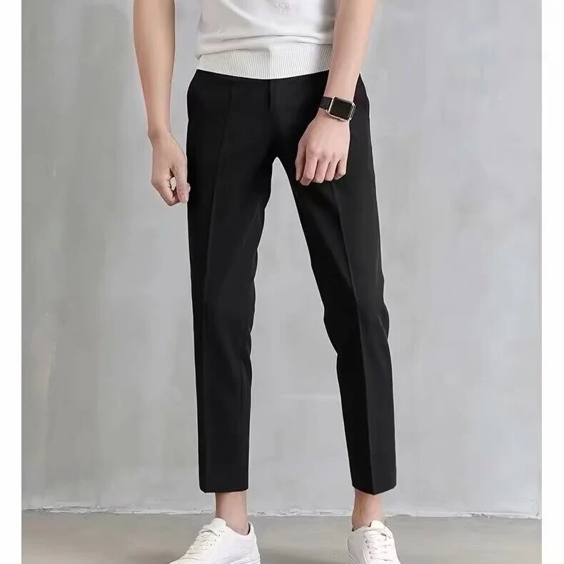 Herren Elegante Slim Fit Chino-Hose Nord Taschen