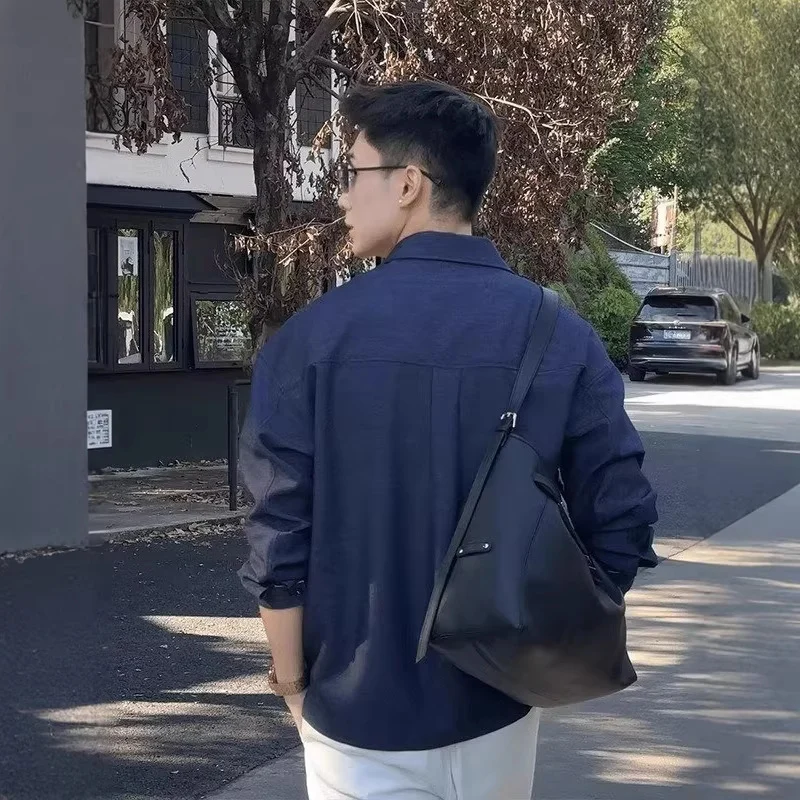 Herren Elegante Freizeit-Hemd Nord Taschen
