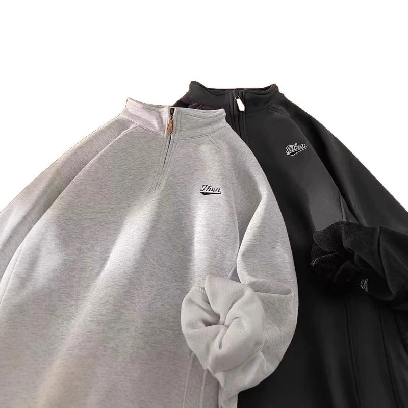 Damen Urbaner Fleece-Pullover mit Stehkragen Nord Taschen