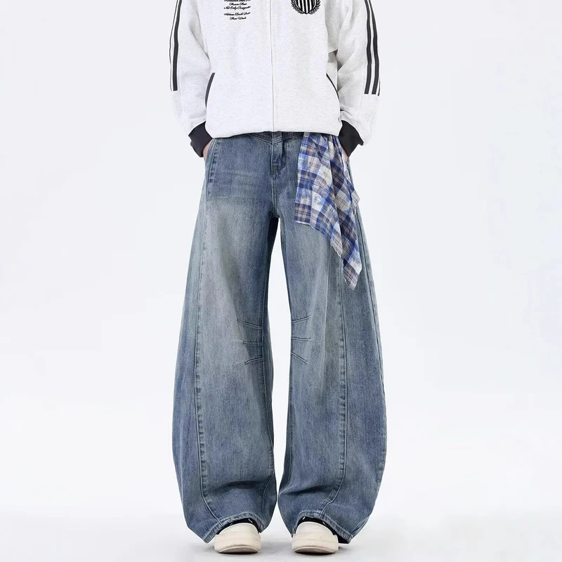Damen Urbaner Baggy-Jeans Nord Taschen