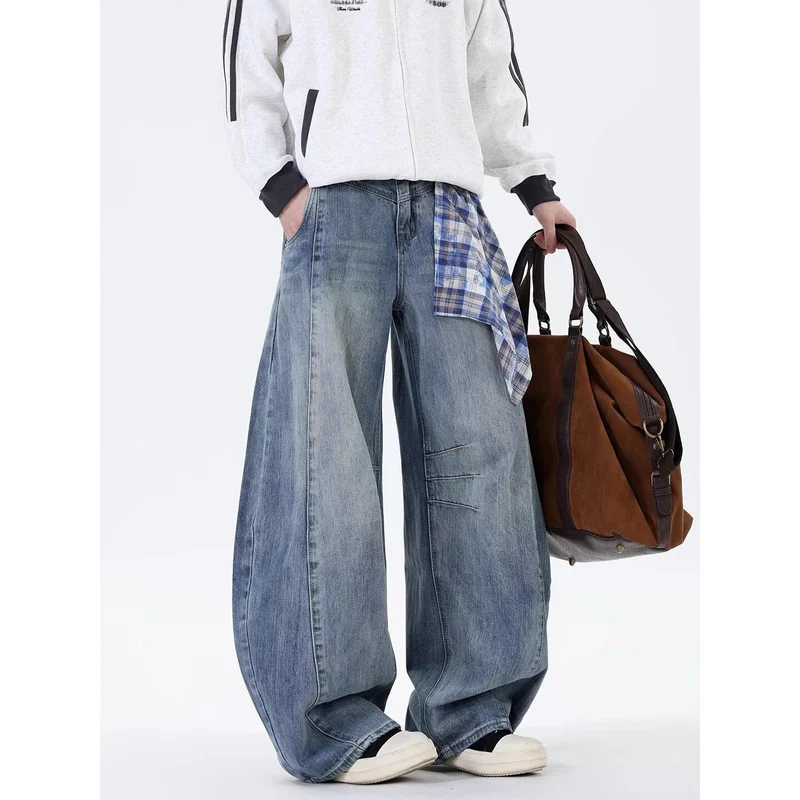 Damen Urbaner Baggy-Jeans Nord Taschen