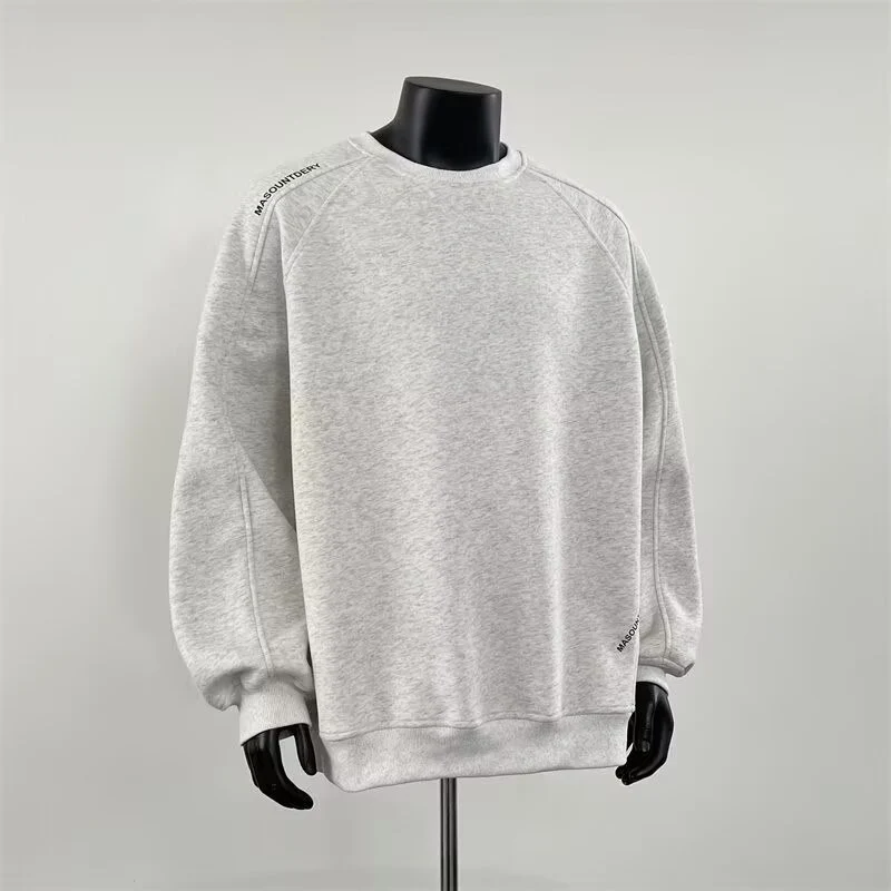 Herren Modischer Sweatshirt mit Schulter-Patch-Design Nord Taschen