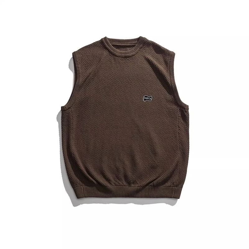 Herren Modischer ärmelloser Pullover Nord Taschen