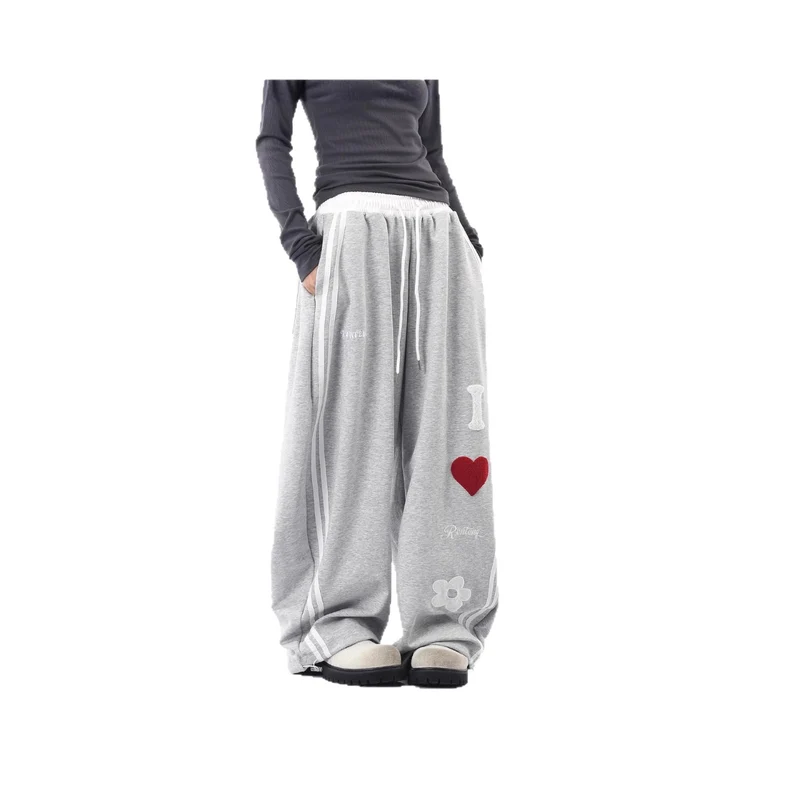 Damen Lässige Sporthose mit einzigartigen Stickereien Nord Taschen
