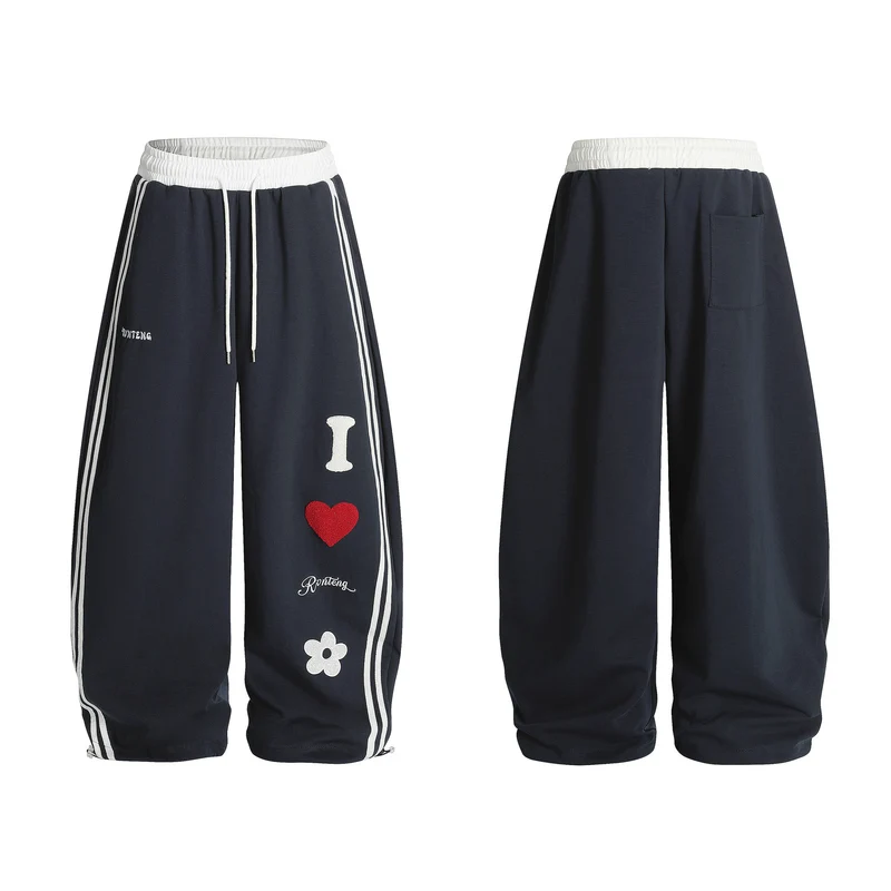 Damen Lässige Sporthose mit einzigartigen Stickereien Nord Taschen