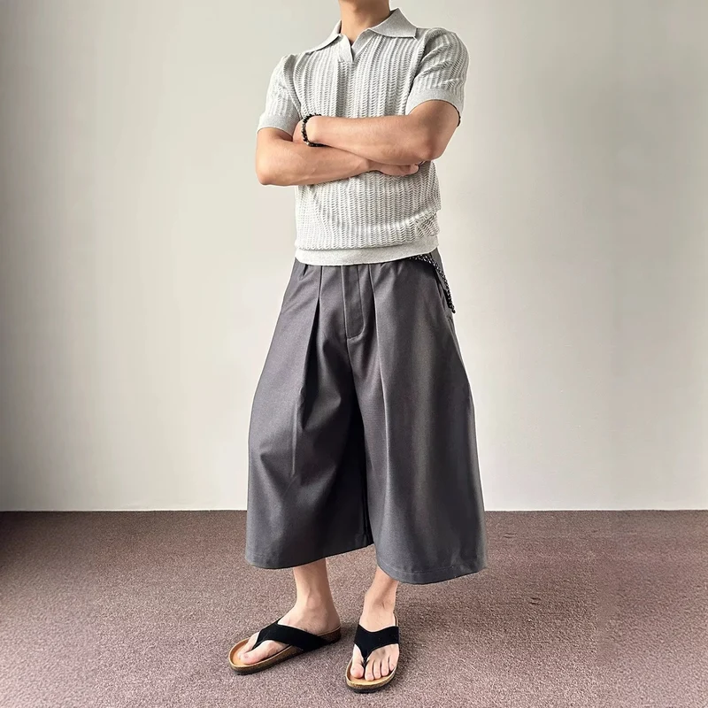 Herren modische Strick-Polo mit Grafiken Nord Taschen