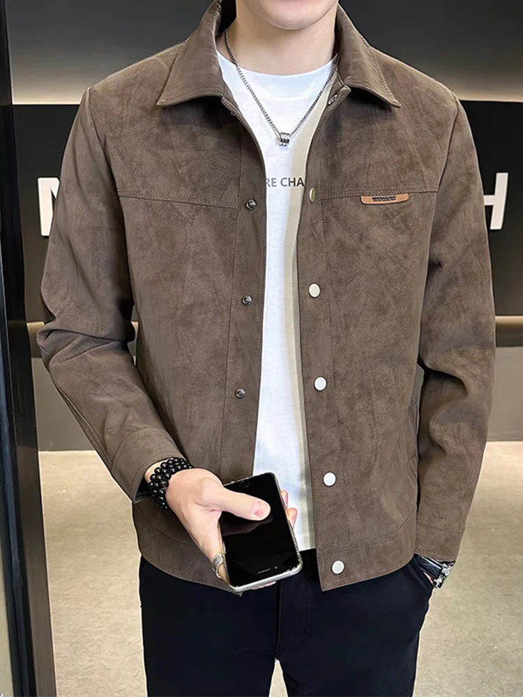 Herren Modische Kunstlederjacke Nord Taschen