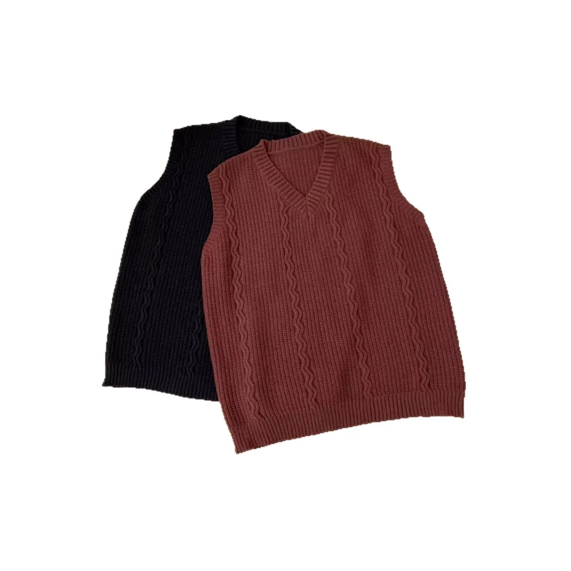 Damen Strickpullover ohne Ärmel Nord Taschen