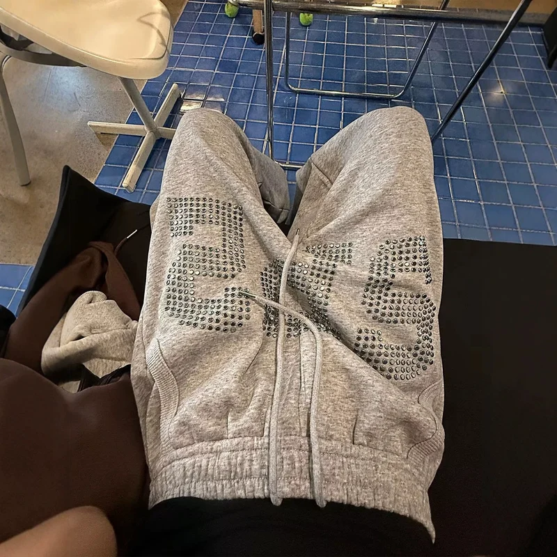 Damen Lässige Freizeithose mit Grafischem Druck Nord Taschen