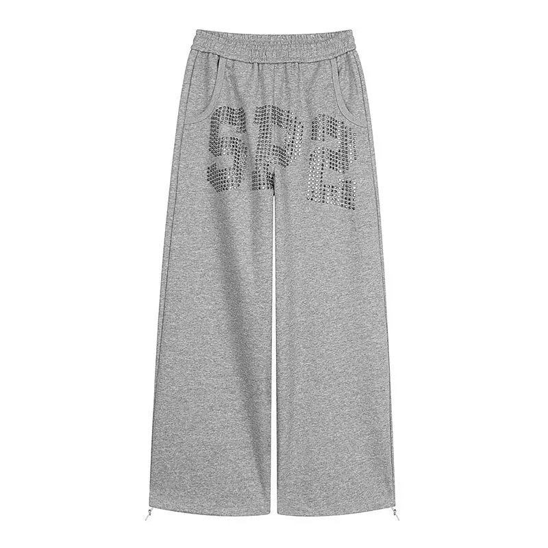 Damen Lässige Freizeithose mit Grafischem Druck Nord Taschen