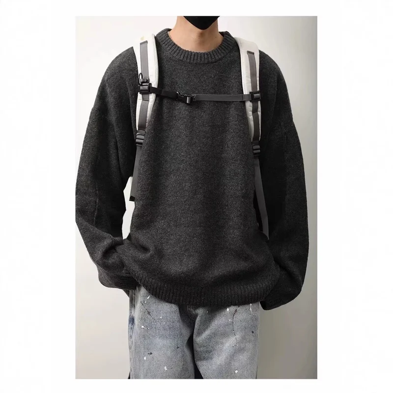 Damen Klassischer Rundhals-Pullover Nord Taschen