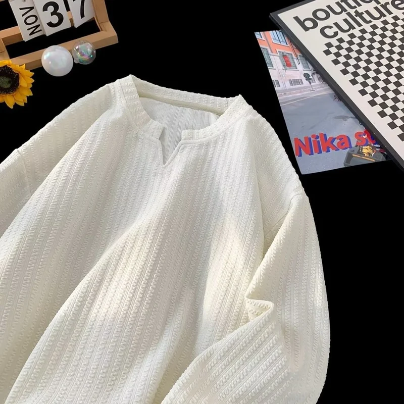 Damen Hochwertiges Sweatshirt mit Struktur Nord Taschen