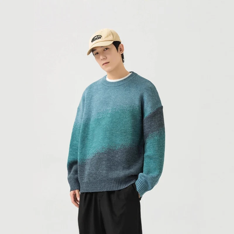 Damen Hochwertiger Rundhalsausschnitt Pullover Nord Taschen