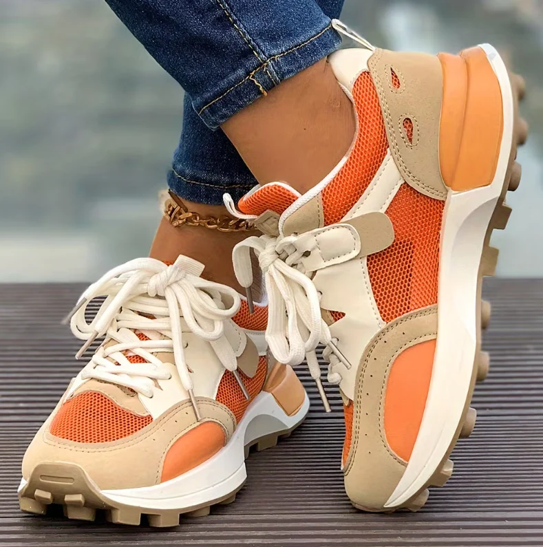 Damen Atmungsaktive Bunte Sneakers Nord Taschen
