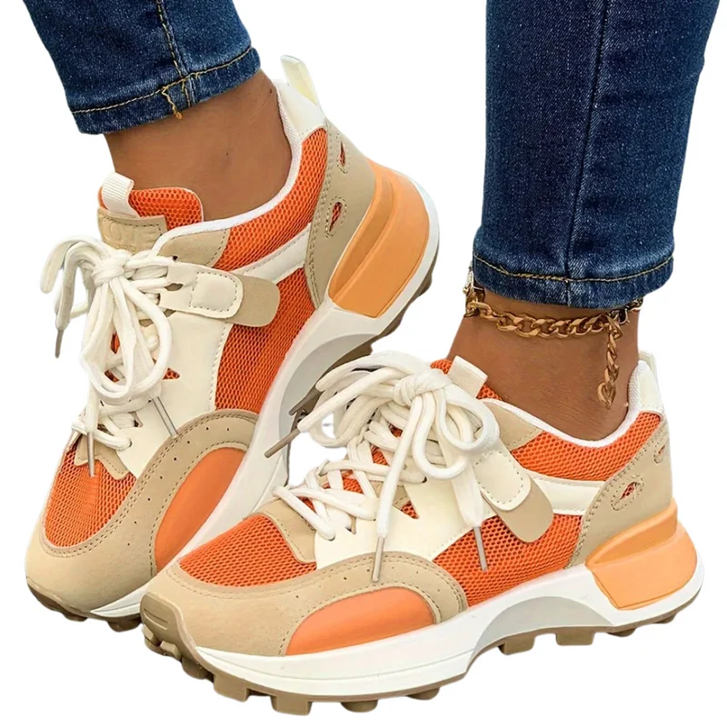 Damen Atmungsaktive Bunte Sneakers Nord Taschen