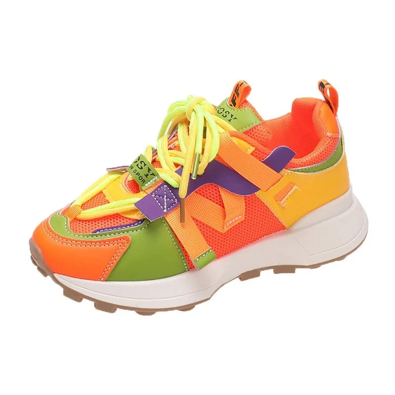 Damen Atmungsaktive Bunte Sneakers Nord Taschen