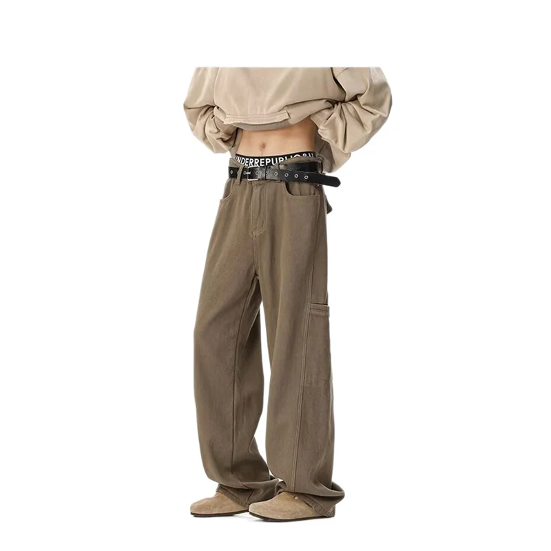 Damen Weitgeschnittene Utility-Hose Nord Taschen