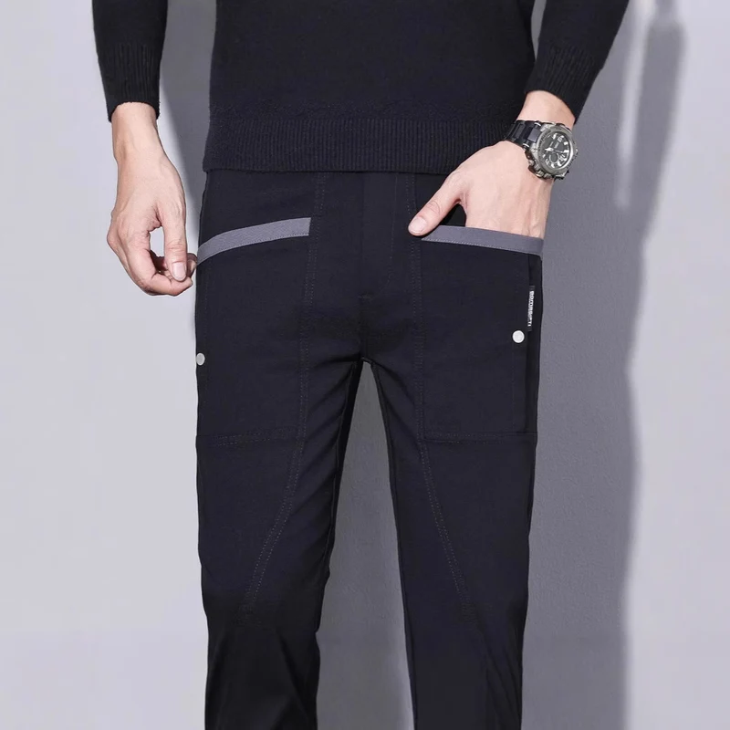 Herren Modische Cargo-Hose mit seitlichen Taschen Nord Taschen